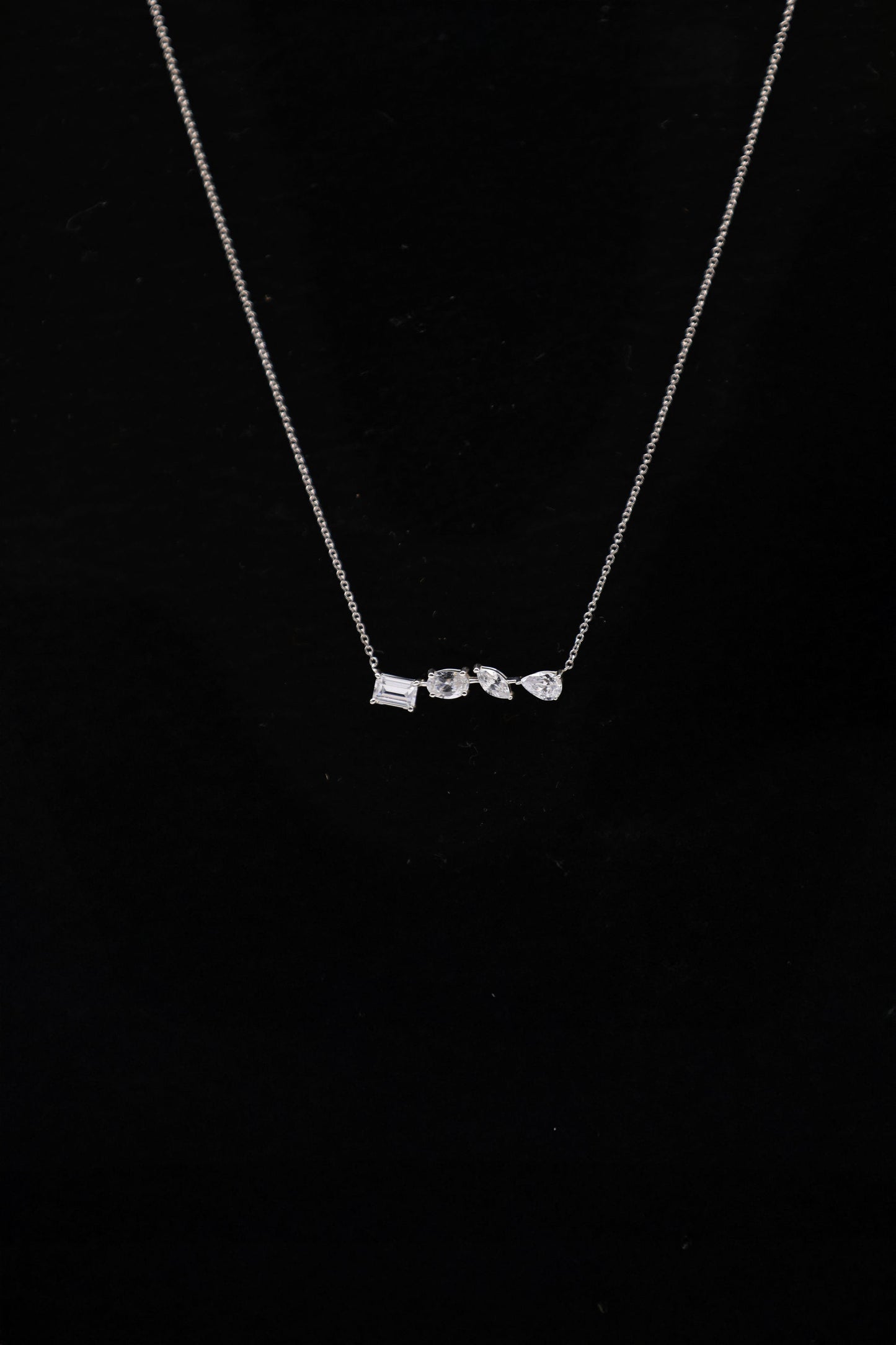 Multi-Shape Diamond Necklace