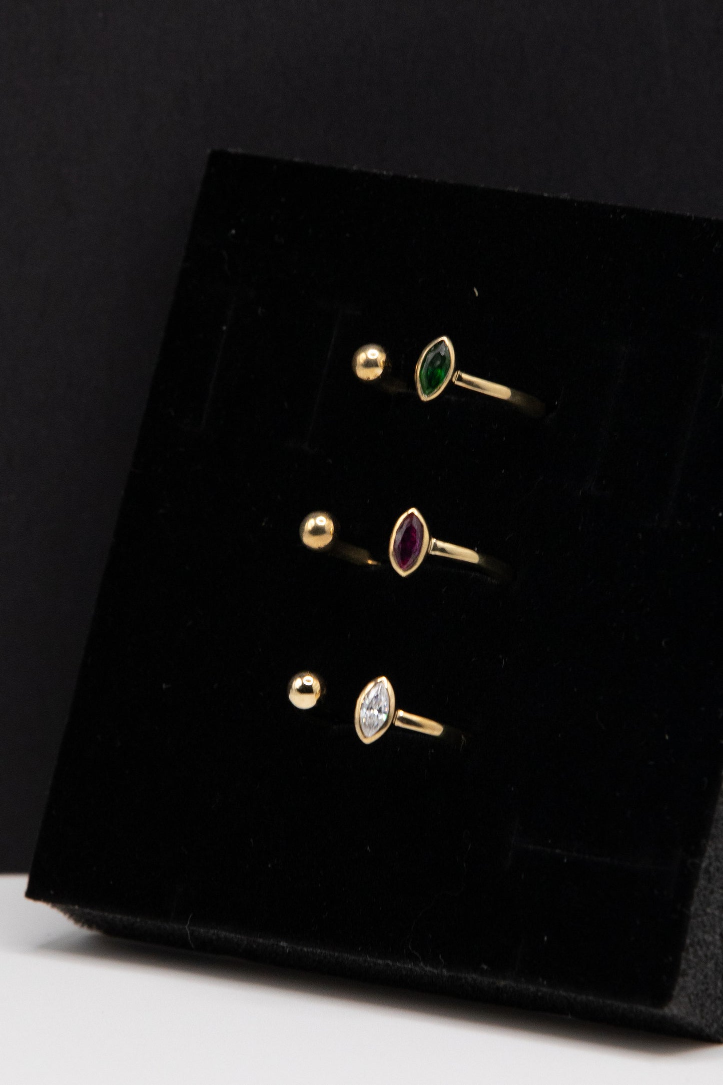 Adjustable birthstone Ring