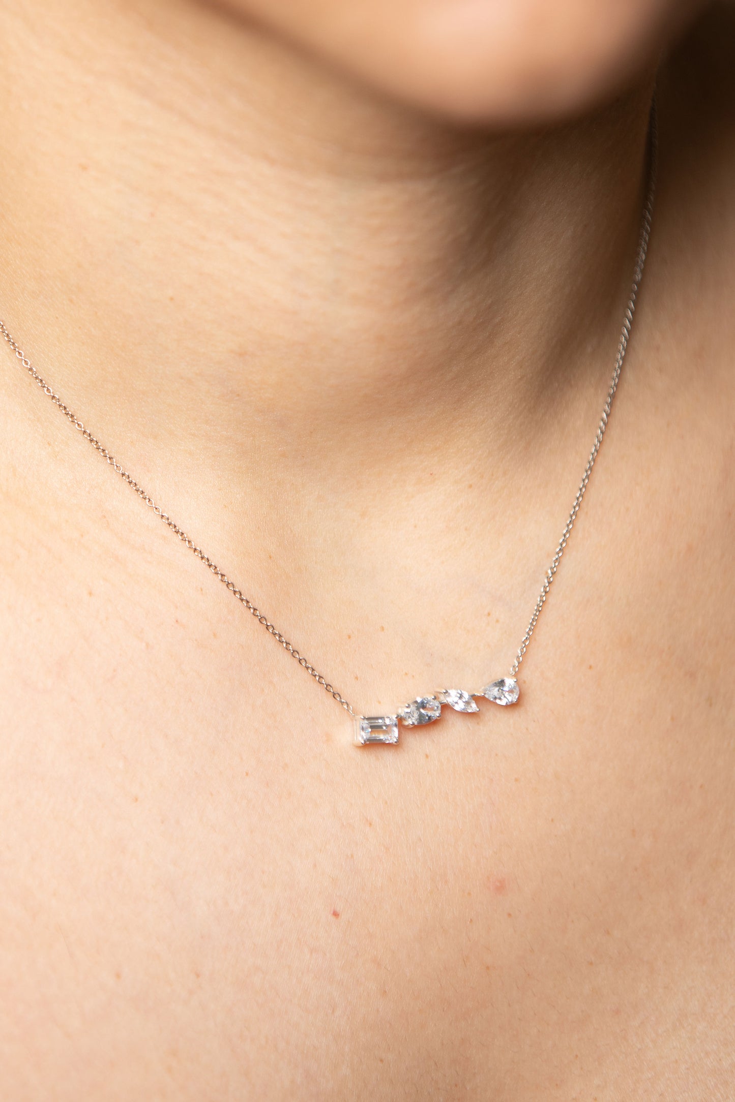 Multi-Shape Diamond Necklace