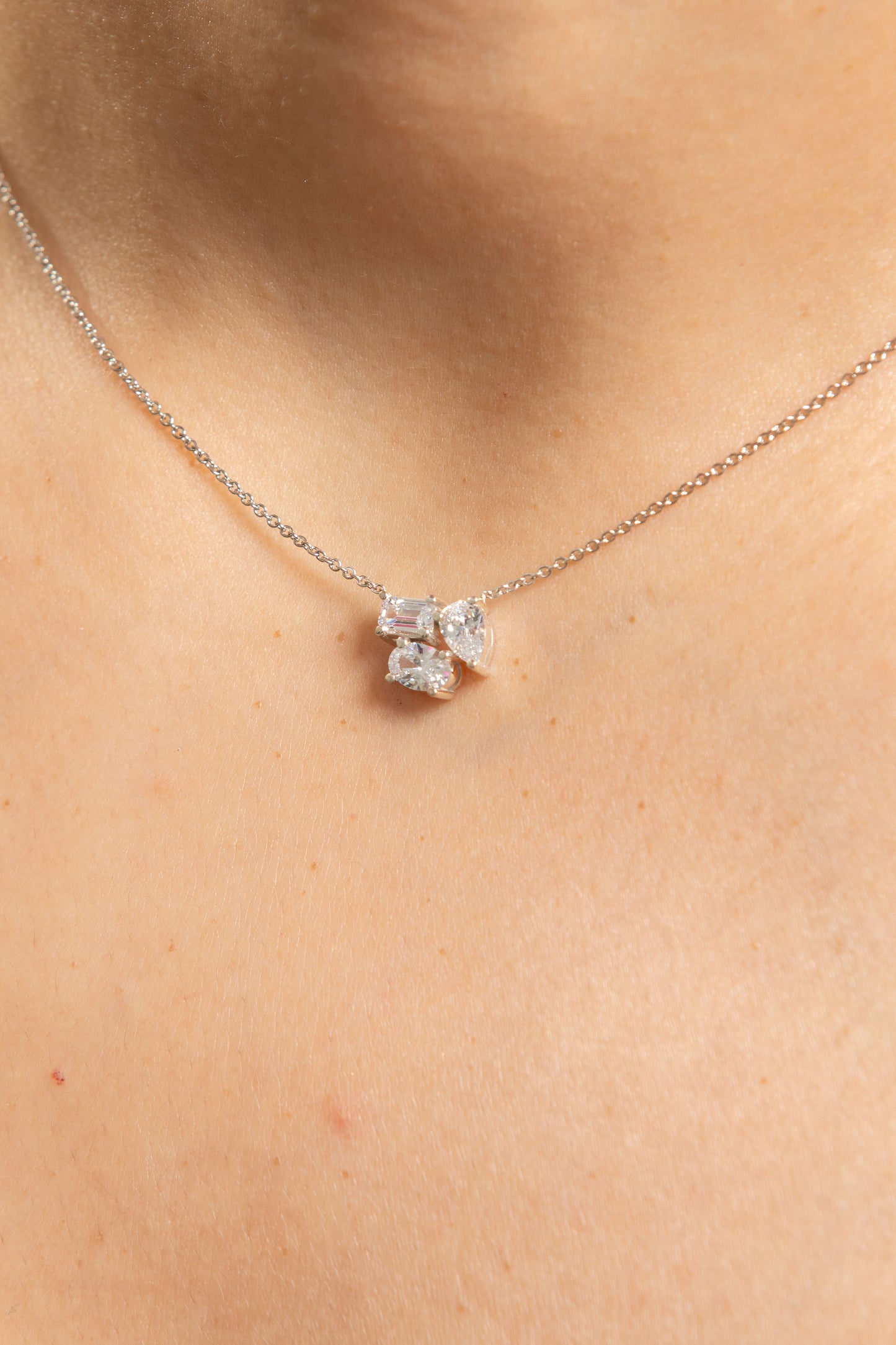 3 Stone Necklace