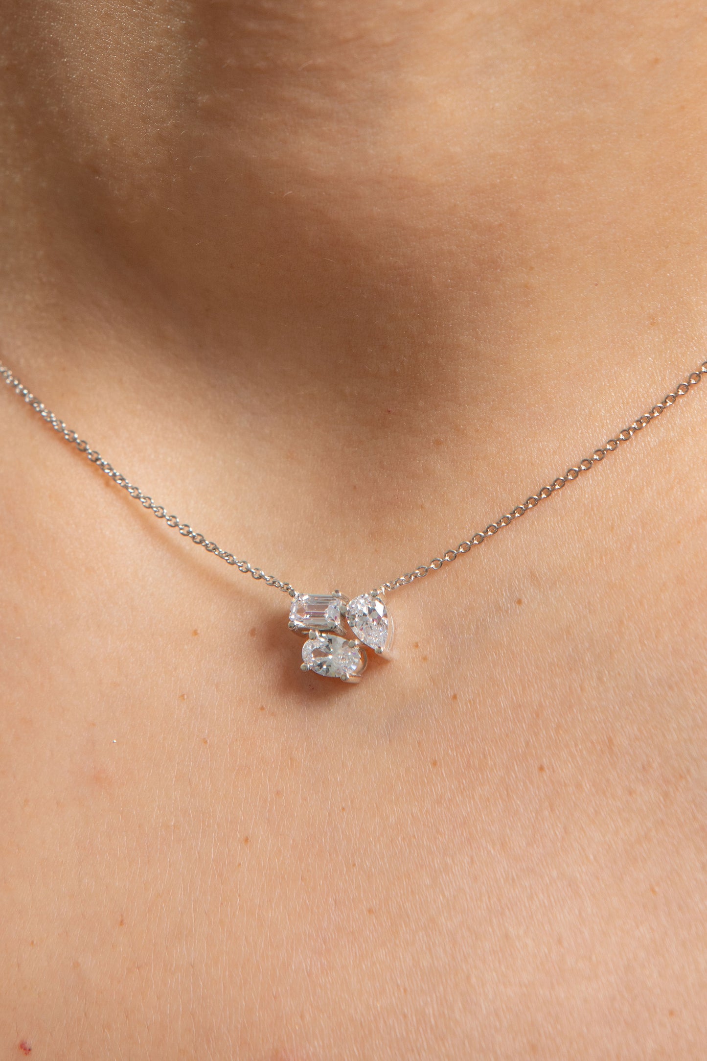 3 Stone Necklace