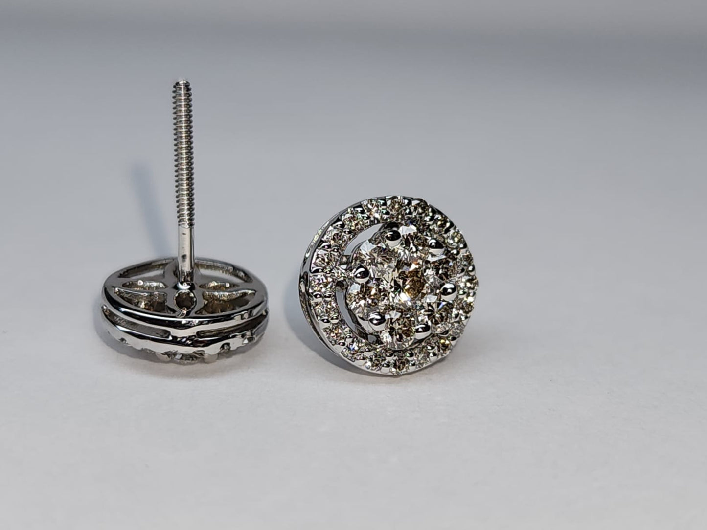 Studs Earrings -2.8 ct Lab Grown Diamonds