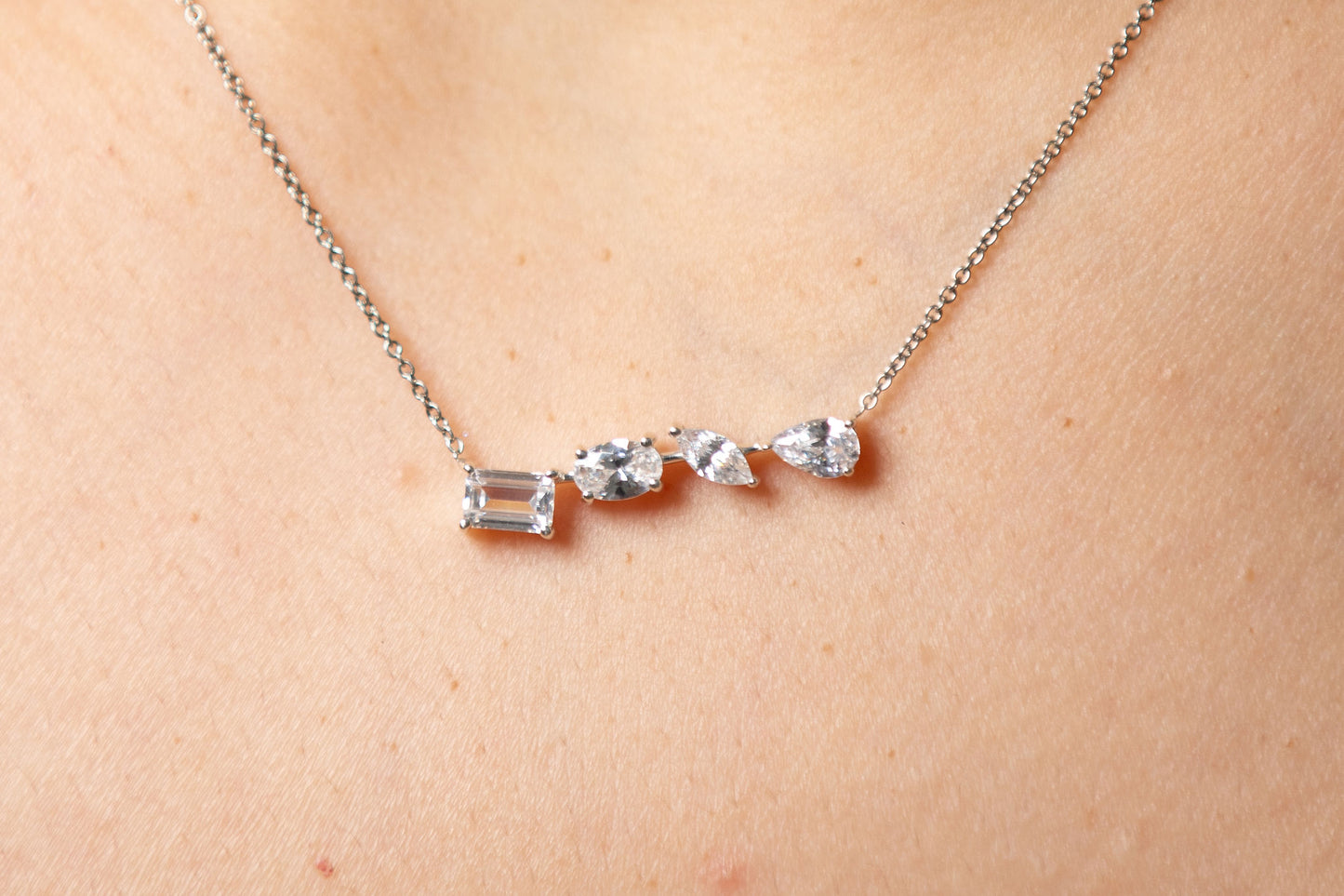 Multi-Shape Diamond Necklace