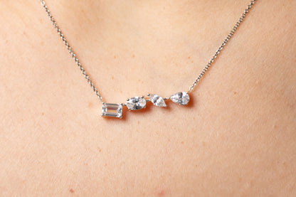 Multi-Shape Diamond Necklace