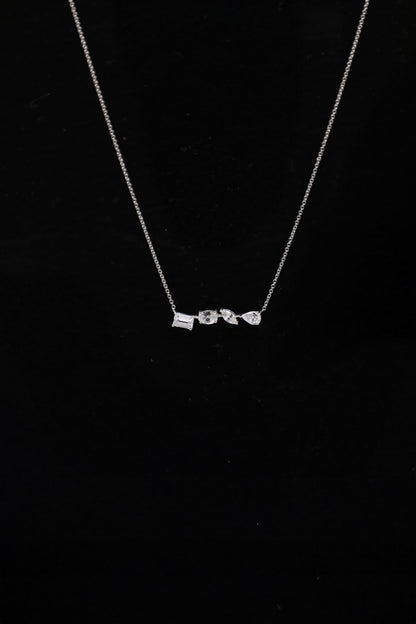 Multi-Shape Diamond Necklace