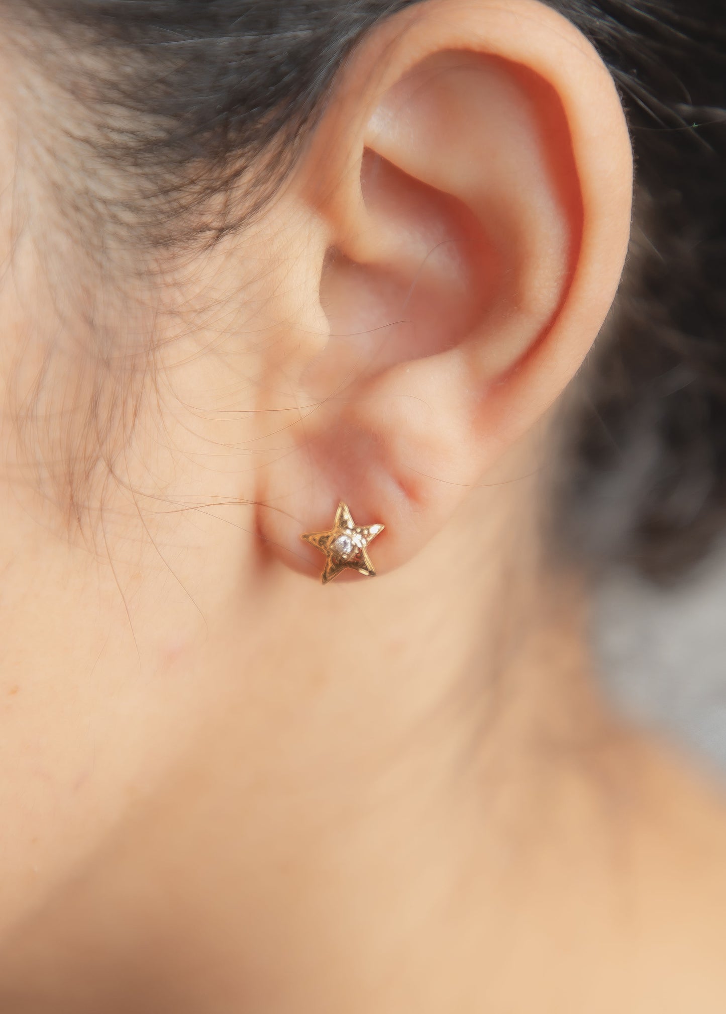 Gold Star Earrings