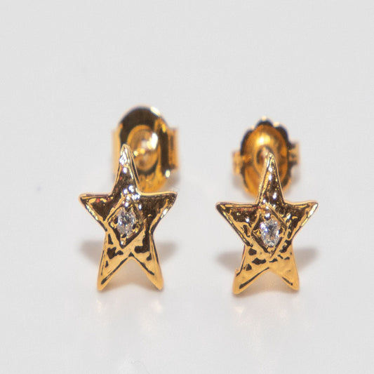 Gold Star Earrings