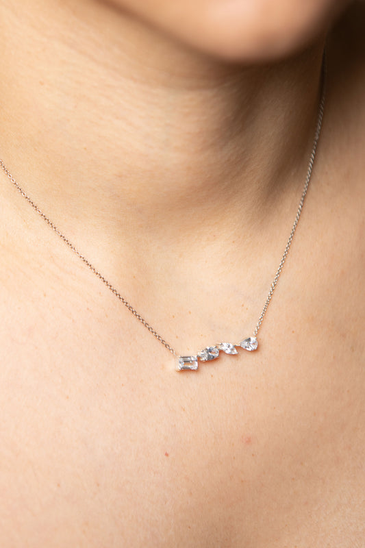 Multi-Shape Diamond Necklace