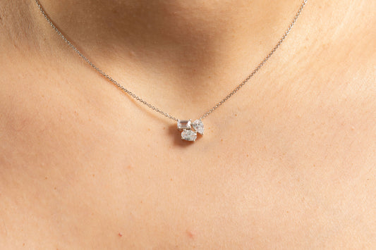 3 Stone Necklace