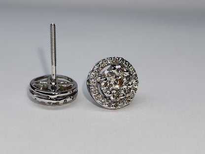 Studs Earrings -2.8 ct Lab Grown Diamonds