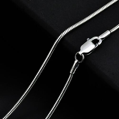 19.7" Snake Chain 925 Sterling Silver Necklace