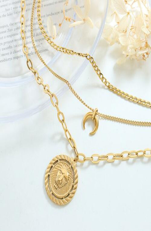 Triple-Layered Chain Necklace