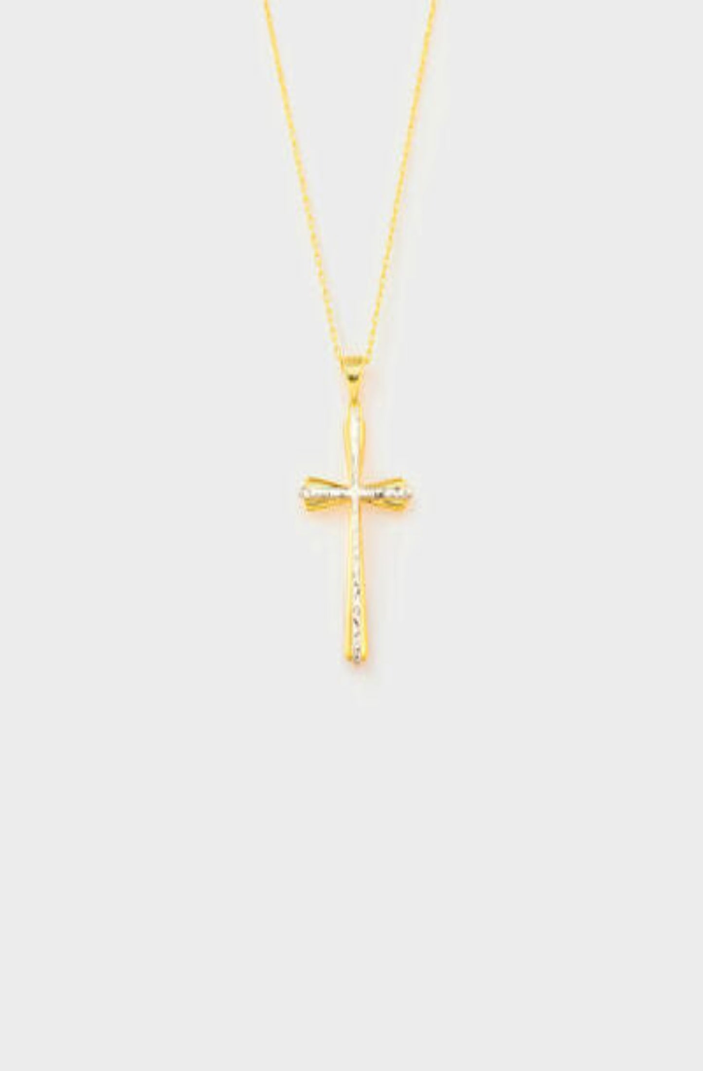 925 Sterling Silver Cross Pendant Necklace