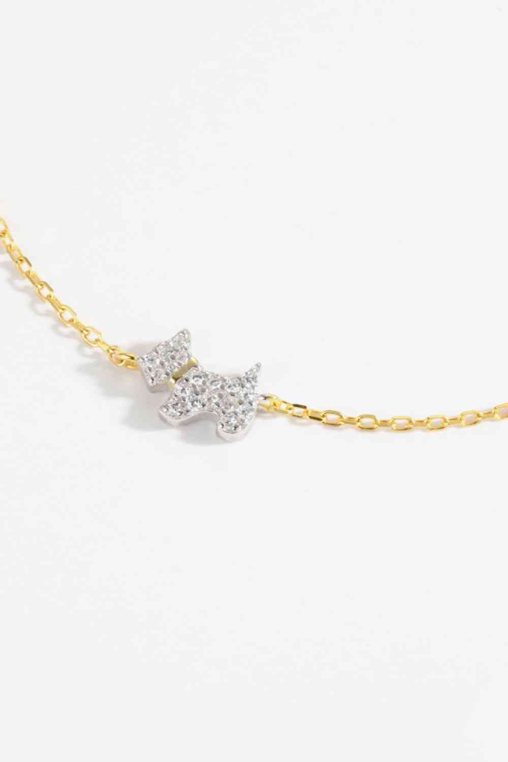 Puppy Zircon 925 Sterling Silver Bracelet